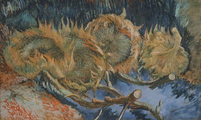Four Withered Sunflowers by Vincent van Gogh